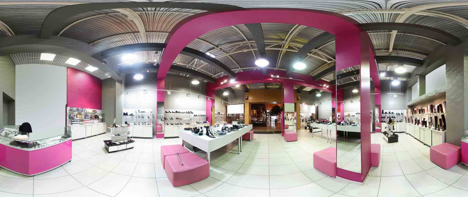 virtual tour 360 foto panoramiche interni negozio attività commerciale